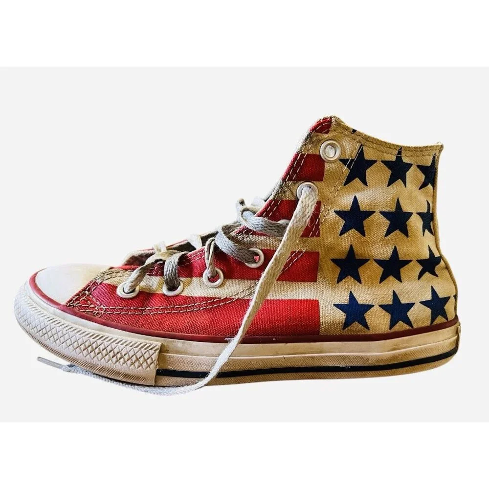 Converse Chuck Taylor All Star High American flag, Junior Size‎ 2 US